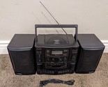 Koss CD/Cassette/Radio Player HG1505 w/Speakers - Read Descriptions - $29.99