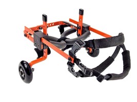 Pets and Wheels Dog Wheelchair - For XXS/XS Size Dog - Color Orange 5-15 Lbs - $169.99