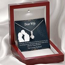 Express Your Love Gifts to My Wife Happy Birthday Dear Wife Eternity Ribbon Ston - £43.61 GBP