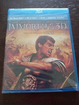 Immortals 3D Buy-Ray + Blu-Ray +Dvd + Digital Code New Sealed - £14.94 GBP