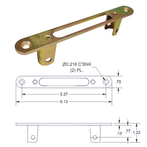 Optional Faceplate for Round Face Mortise Locks - $10.95
