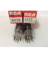 6KT8 Two (2) RCA Tubes NOS NIB Top Halo Getters - $5.00