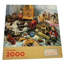 Springbok Toyland Memories Jigsaw Puzzle 2000 Pieces Complete 9405 Vinta... - $14.85