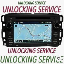 Unlocking Service GM AM FM CD DVD Navigation Radio UN102 - $39.60