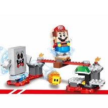 Super Mariio Bros Desert Pokey Expansion Set Building Block Action Figur... - £18.75 GBP