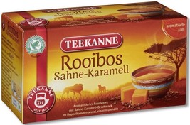 Teekanne South African ROOIBOS Tea:Cream &amp; Caramel-20 tea bags-FREE SHIP... - $8.57