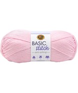 Lion Brand Yarn Basic Stitch Anti-Pilling-Baby Pink - $29.19 CAD