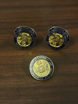 CPD Chicago Police Department GoldTone Enamel Pin and 2 Cuff Links - £30.93 GBP