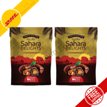 Abu Auf Sahara Dates Chocolate With Almonds Healthy Organic Dates 2 Bags 300gm - £33.41 GBP