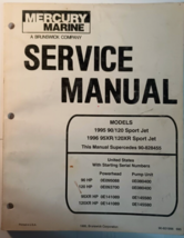 1995 1997 Mercury Marine 90 95XR 120 120XR Sport Jet Service Manual 90-831996 - £23.97 GBP