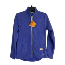 Champion Womens Jacket Size Small Purple Fleece Full Zip Long Sleeve Poc... - $23.35