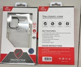 Best Wireless Dual Layer Protector Phone Back Case for Apple iPhone 12 Pro Clear - £5.62 GBP