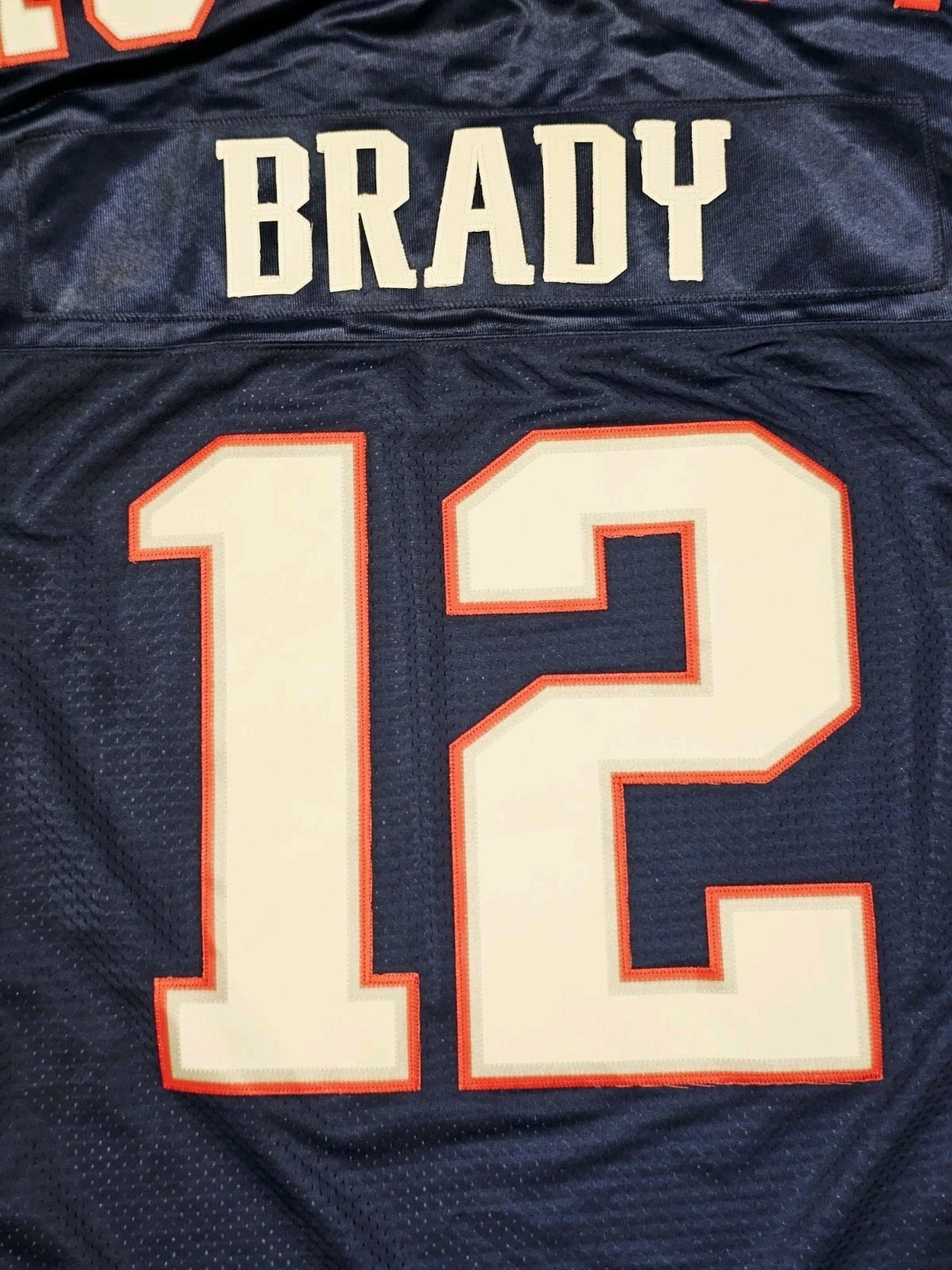 Tom Brady New England Patriots Football Jersey Mens Sz 54 (2XL) Reebok Vintage  Item image 7