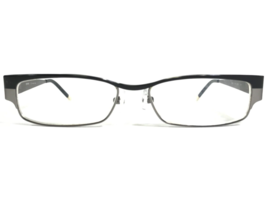 DKNY Eyeglasses Frames DY5553 1080 Black Silver Rectangular Full Rim 50-15-135 - £16.27 GBP