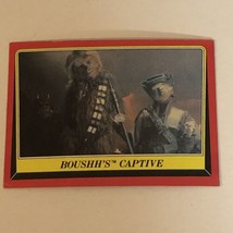 Return of the Jedi trading card Star Wars Vintage #24 Boushh Captive - $1.97