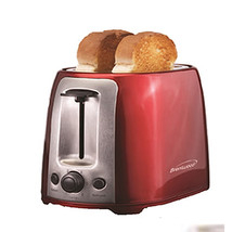 Brentwood 2 Slice Cool Touch Toaster in Red and Stainless Steel - £53.16 GBP