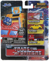 NEW Jada 31761 Transformers 3-Pack Nano Hollywood Rides Die-Cast Vehicles - £8.95 GBP