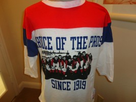 Vtg 80's Champion Brand Choice of the Pros Cotton Jersey Shirt Fits XL Red White - £30.31 GBP