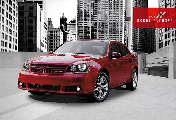 2013 Dodge AVENGER sales brochure catalog US 13 SE SXT R/T - $6.00