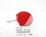 GENUINE TOYOTA SCION 13-16 FR-S RED FRONT BUMPER TOW CAP HOLE COVER SU00... - $18.04