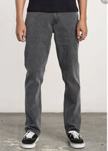 RVCA Mens Slim Hexed Denim Jean Size 28. M305QRHD VCH-Brand New-SHIPS N ... - €84,91 EUR
