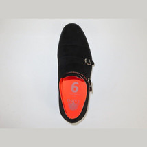Men Tayno Dressy Casual Soft Suede Comfortable Double Buckle #Freshman Black image 7