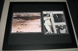 Bobby Thomson Signed Framed 16x20 Shot Heard the World Framed Photo Set JSA - £86.04 GBP