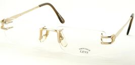 NEW FACET-15 GOLD RIMLESS EYEGLASSES GLASSES 53-16-140 B31mm Made in: Japan - $15.84