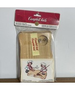 Vintage 1995 Fibre Craft Campbell Soup Kids Wooden Display STAND For Mus... - $12.73