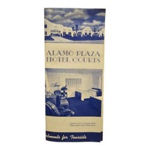 Vintage 1940s Alamo Plaza Hotel Courts Brochure - £11.67 GBP