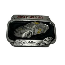 VINTAGE NASCAR RUSTY WALLACE #675 LIMITED EDITION BELT BUCKLE AMERICAN L... - $28.45
