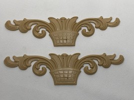Unpainted Carved Onlay Applique Decorative Furniture Enhancement - Styre... - $13.69 CAD