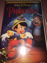 Vintage VHS Movie Tape Disney Pinochio 60th Anniversary Editon - £13.22 GBP