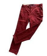 Alberto Luxury Red Modern Pima Cotton  Slim Ft Mens Pants Logo US/UK 38 - £25.64 GBP