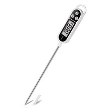 Waterproof Cooking Digital Thermometer With Long Probe For Bbq Grill Liquid - £10.21 GBP