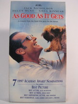 As Good As It Gets Jack Nicholson Helen Hunt Greg Kinnear VHS Tape - £10.35 GBP