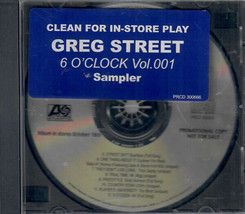 Greg Street - Six O&#39;Clock Vol. 001 (Clean In-Store Play Sampler) (CD, Comp, Prom - £1.37 GBP