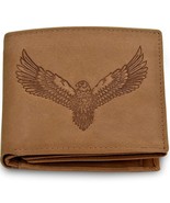 Wallets Genuine Leather Wallet RFID Protection Urban Forest Cognac Men&#39;s... - £38.16 GBP