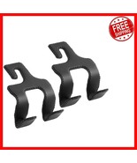 Elegant 2-in-1 Leather Car Headrest Hooks - Durable Purse Holder, Black ... - $568.83 MXN