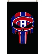 Montreal Canadiens Custom Flag 3X5Ft Polyester Digital Print Banner USA - $367.50 MXN