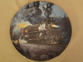 The Overland Limited Collector Plate Steam Locomotive Railroads Train Pierce - £18.54 GBP