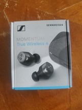 Box For Sennheiser Momentum True Wireless 4 Black With Tips Fins  USB-C ... - $29.09