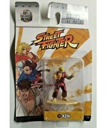 Street Fighter Ken SF2 Nano Metalfigs 100% Die-cast  1.5-Inch Figure NIP... - £7.07 GBP