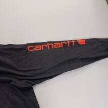 Carhartt K231 CRH Loose Fit Men's Gray Long Sleeve Graphic Logo T-Shirt 3XL Tall image 4