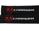 Dodge Charger Embroidered Logo Car Seat Belt Cover Seatbelt Shoulder Pad... - $12.99