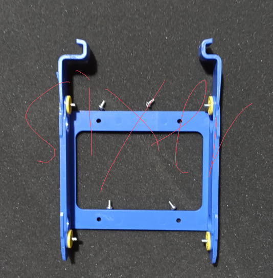 Caddy 3.5&quot; hard drive 2.5&quot; Bracket Bay SSD HDD W/Screws - $4.75