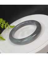 Natural Certified Smoky Purple Violet Hetian Nephrite Bangle 57MM - $446.99