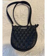 Black Faux Leather Crossbody Purse - $16.83