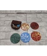 Vintage Home Lines SS Oceanic Cruise Liner Coaster Set, Set of 5 Coaster... - $29.87 CAD