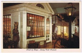 Postcard Street Of Shops Henry Ford Museum Dearborn Michigan - £2.29 GBP